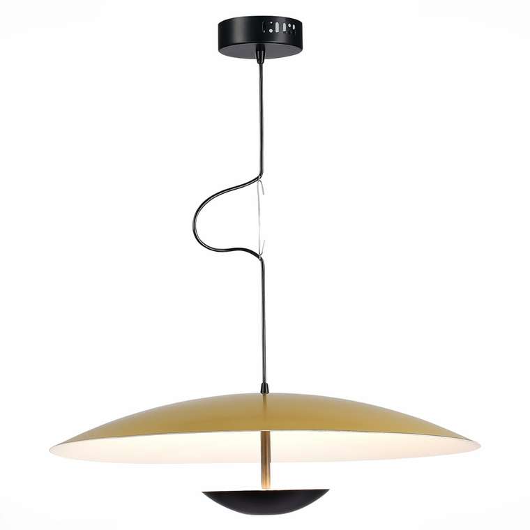 Светильник подвесной ST-Luce Золотистый,Черный/Золотистый LED 1*40W 3000K АРМОНИКО