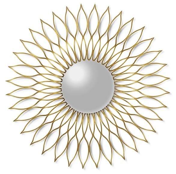 Настенное зеркало-солнце Helios
