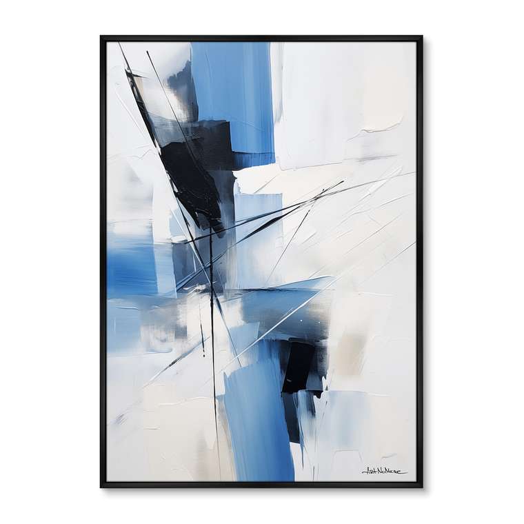 Репродукция картины Geometry of winter colors, No 1, 2024г.