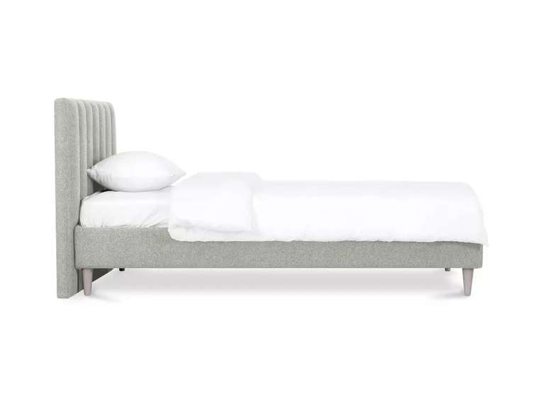 Кровать Prince Louis L 120х200 бежево-серого цвета 