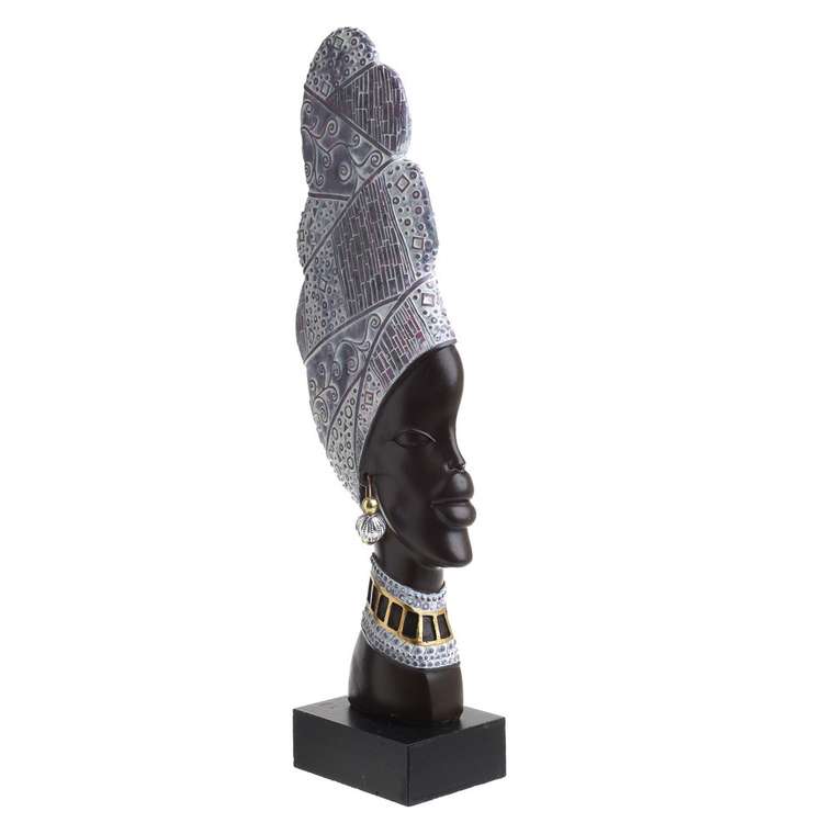 Статуэтка Afro черно-серого цвета
