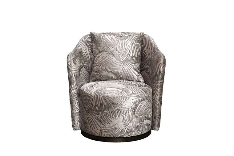 Кресло Verona вращающееся в обивке из вельвета