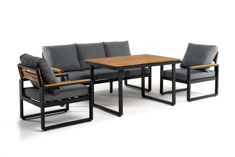 Диванная группа Tора M бежево-серого цвета 