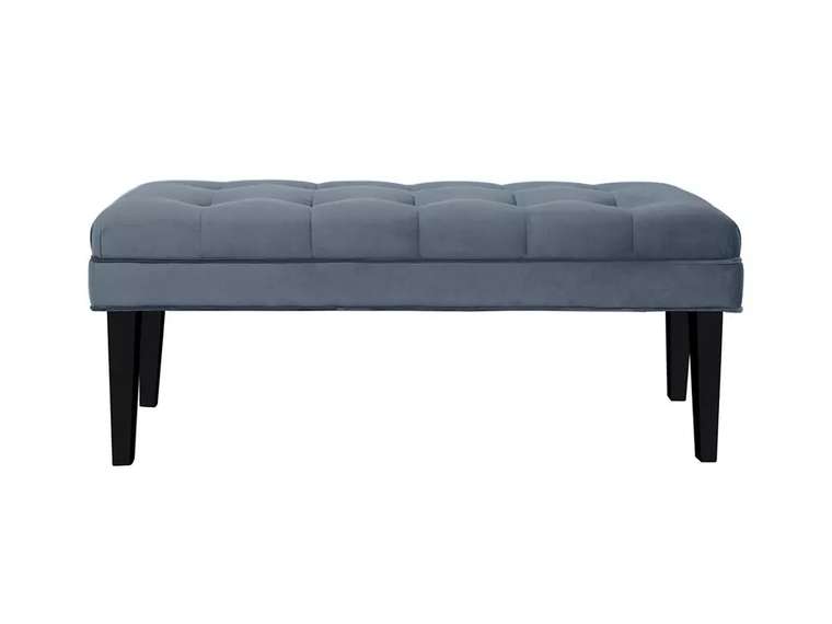 Банкетка Adel серо-синего цвета