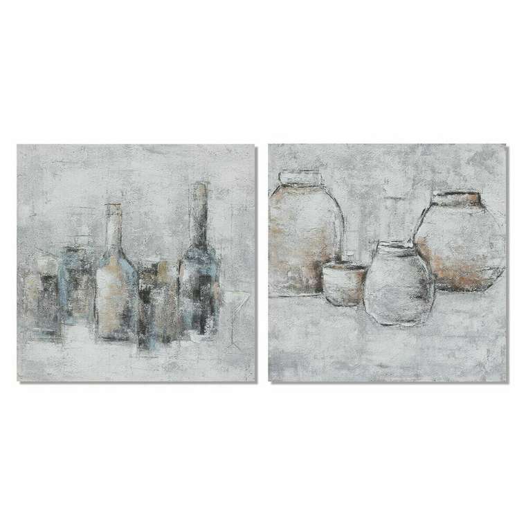 Картина 100 x 2,8 x 100 cm Кувшин традиционный (2 штук)