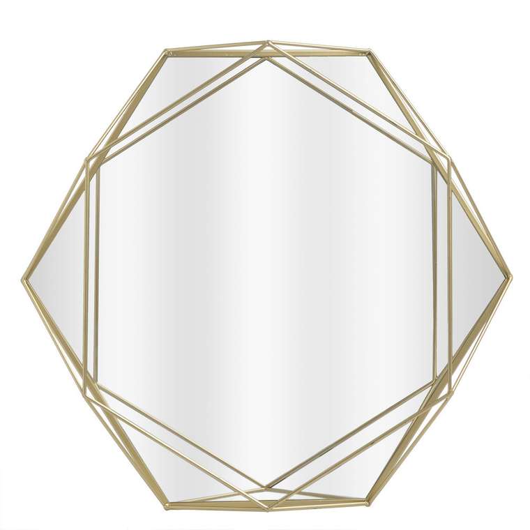 Зеркало настенное шестиугольной формы