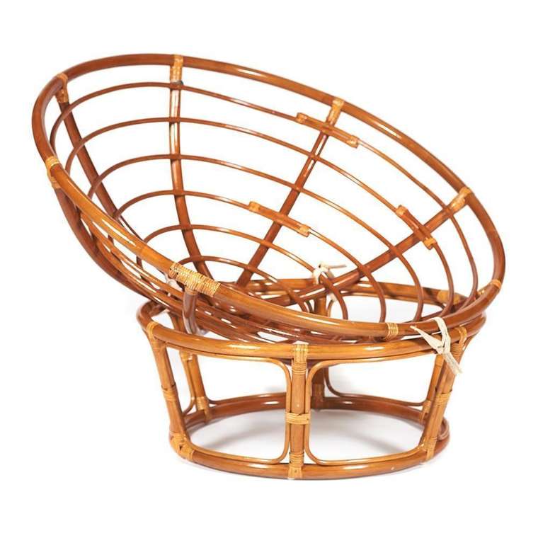 Садовое кресло Papasan коньячного цвета