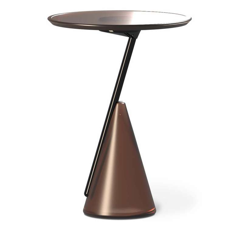 Кофейный столик Айс-коун коричнево-бежевого цвета
