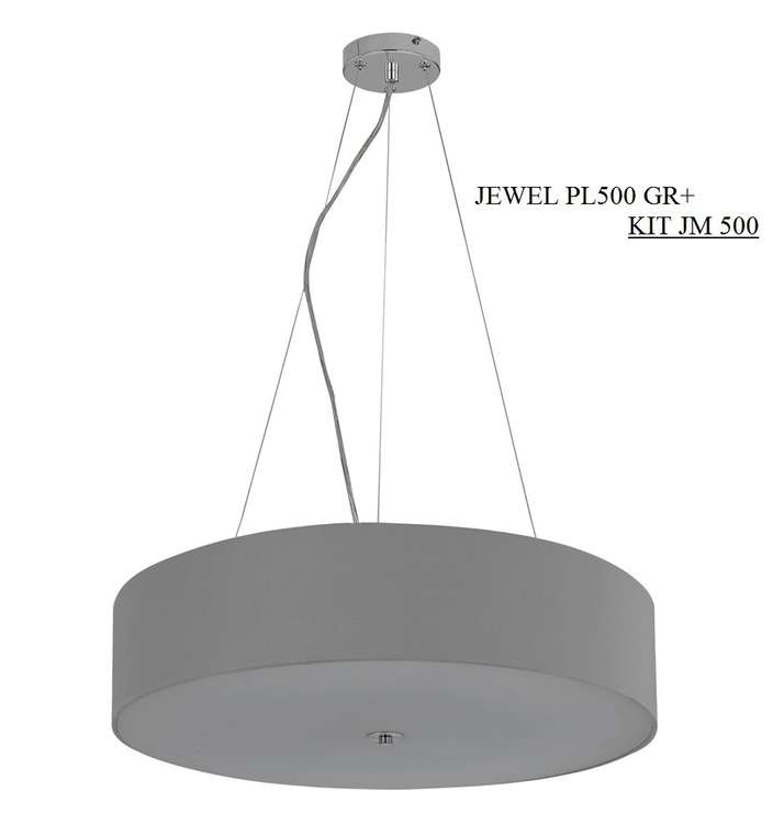 Потолочный светильник JEWEL PL500 GR (пластик, цвет серый)