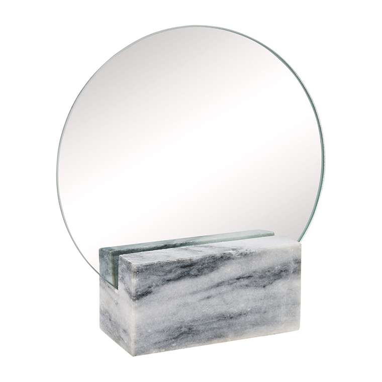 Туалетное зеркало Humana с мраморной подставкой