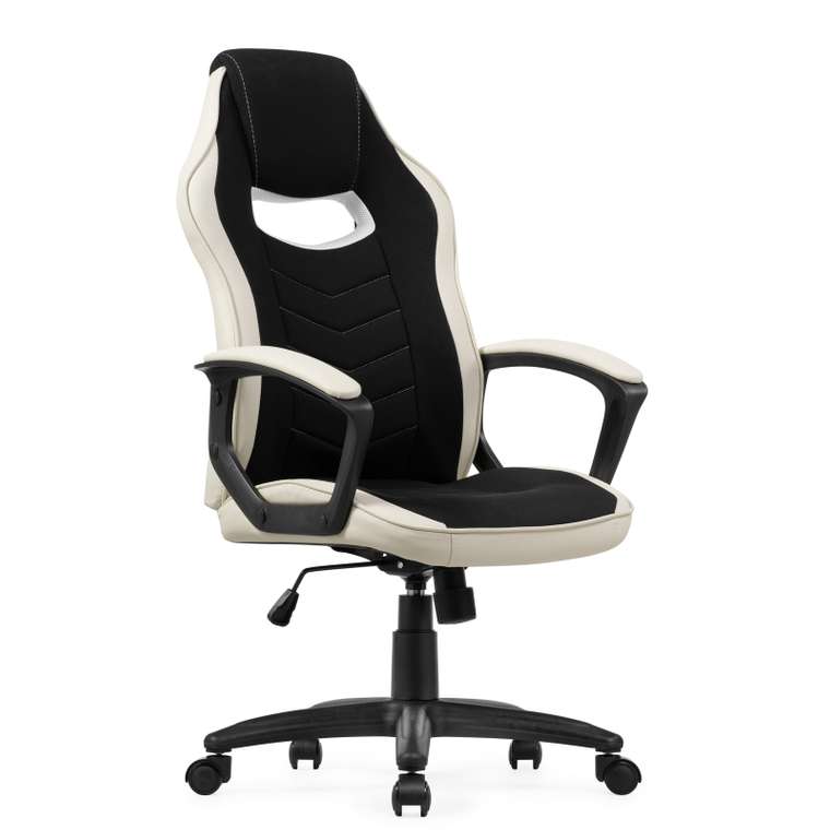 Компьютерное кресло Gamer черно-бежевого цвета