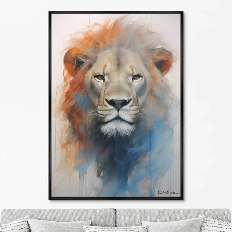 Репродукция картины Enlightened Lion, 2024г.