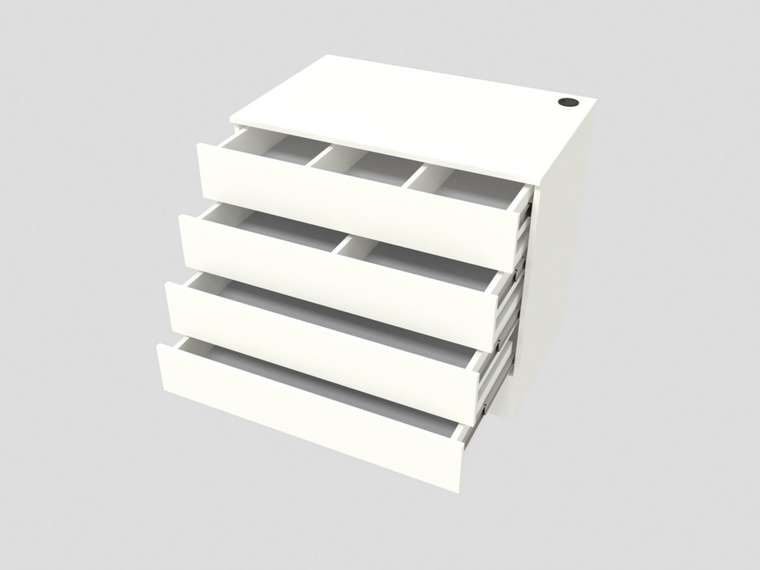 Комод Идея К190.1 белого цвета