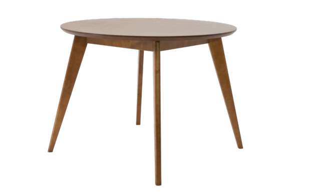 Стол обеденный Сканди D90 цвета орех