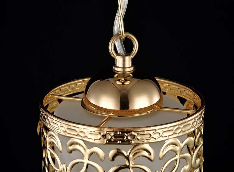 Подвесной светильник Teofilo золотого цвета