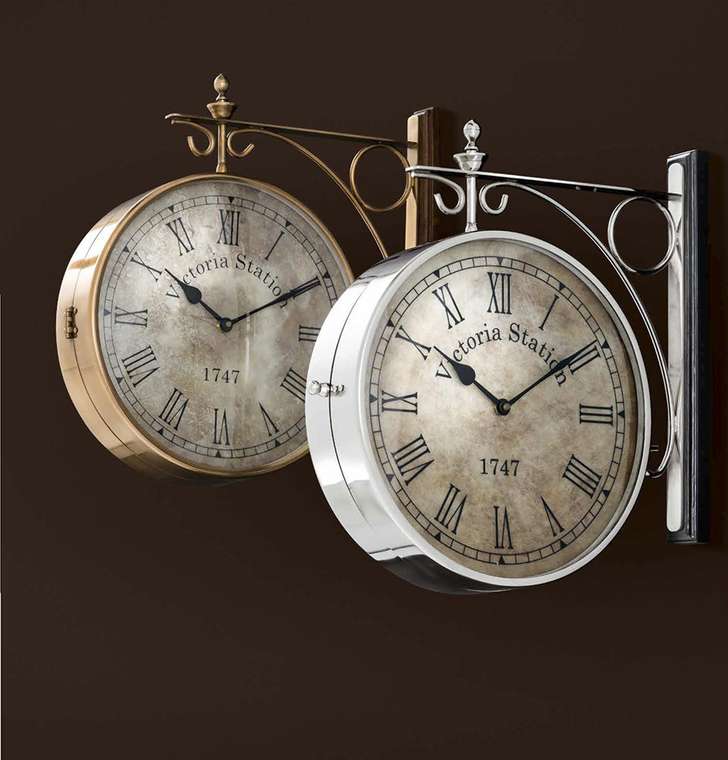Часы Eichholtz Clock Station из металла 