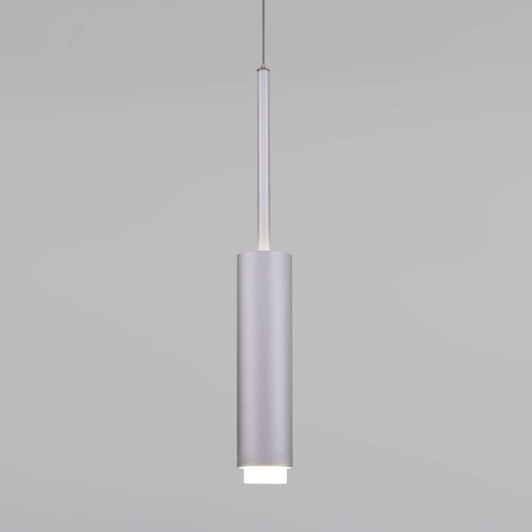 Подвесной светодиодный светильник 50203/1 LED матовое серебро Dante