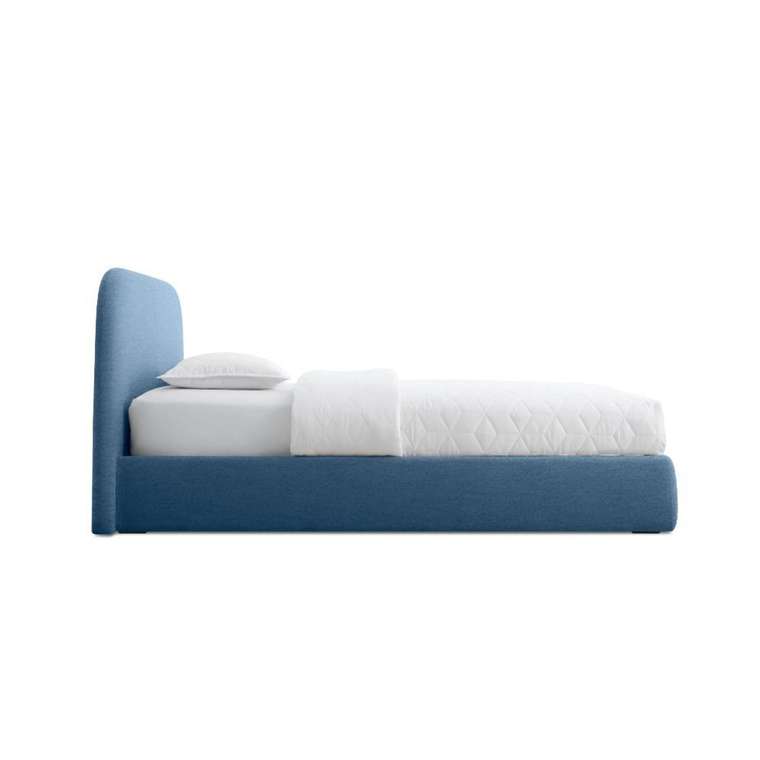 Кровать Joy 160х200 синего цвета