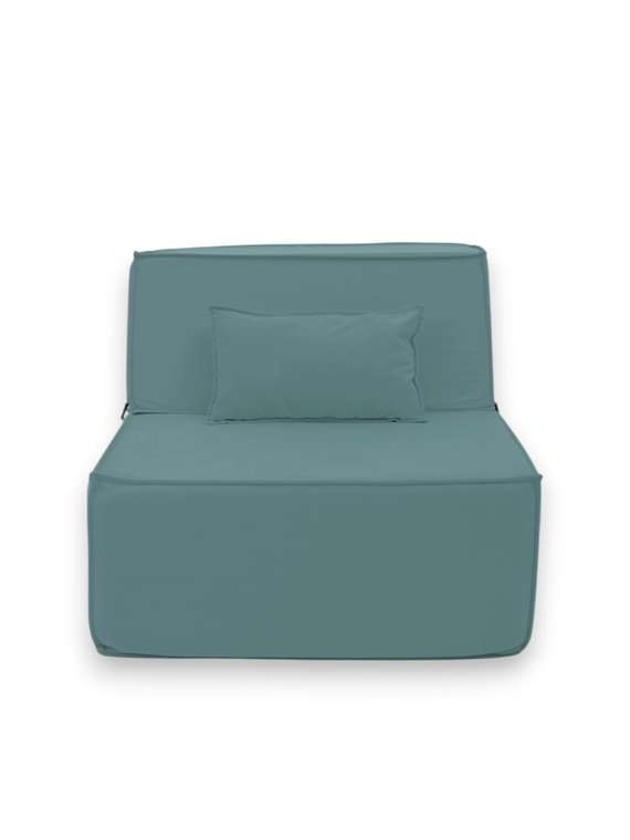 Бескаркасное кресло Клайд бирюзового цвета