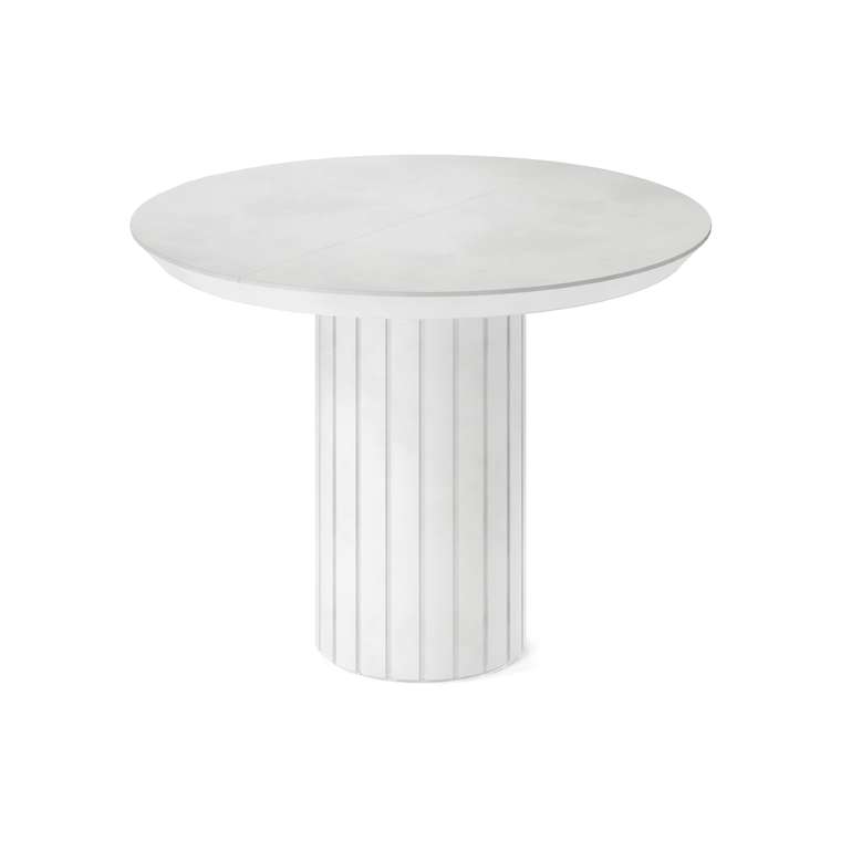 Обеденный стол раздвижной Саиф белого цвета 