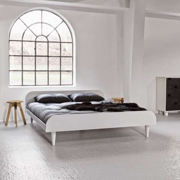  кровать "Twist White" из массива дерева 160х200 