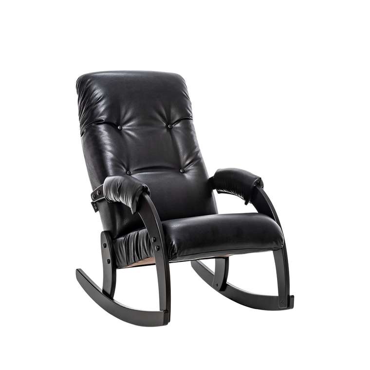 Кресло-качалка Модель 67 черного цвета