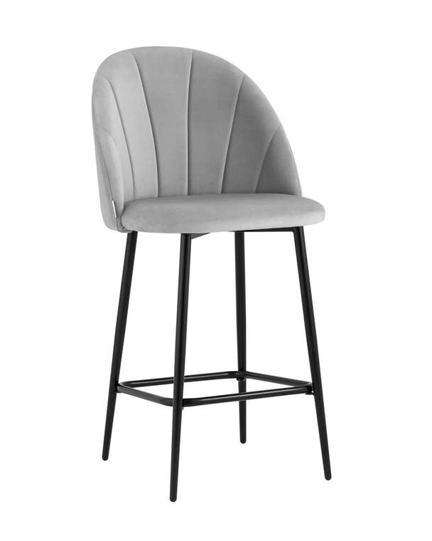 Полубарный стул Логан SN серого цвета
