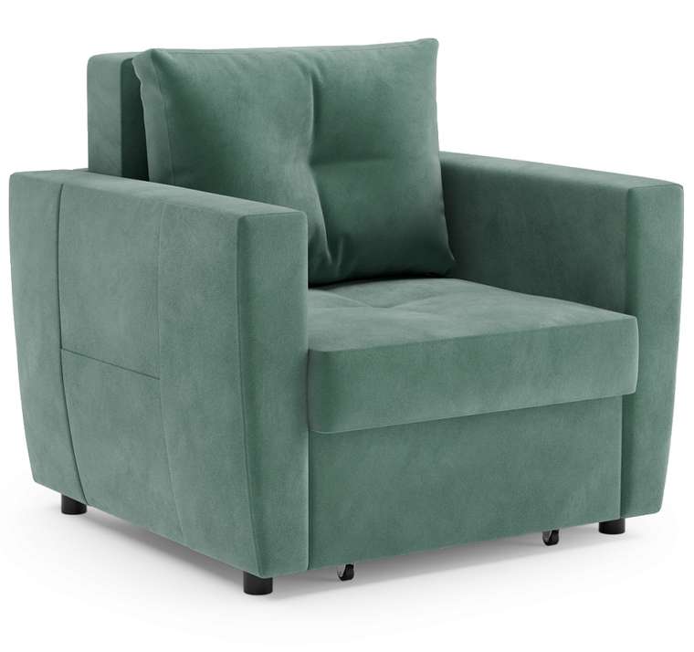 Кресло-кровать Хельга зеленого цвета