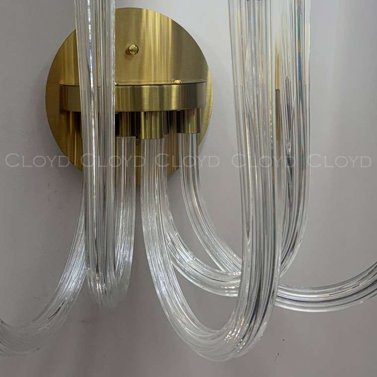 Бра Cloyd AEDA W5 / шир. 35 см - латунь