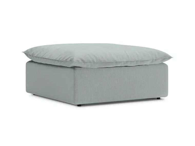 Пуф Rivoli серо-голубого цвета