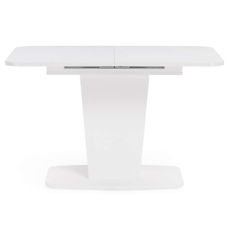 Раздвижной обеденный стол Токио-28 белого цвета