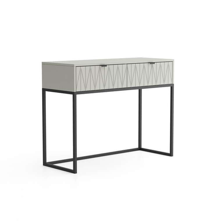 Туалетный столик белый Milling 4 с двумя ящиками