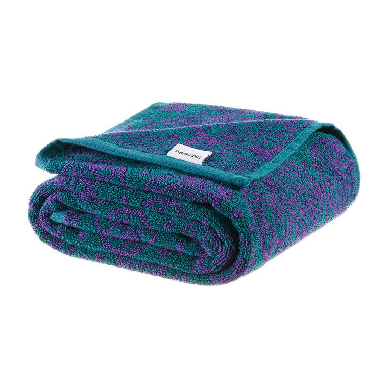 Полотенце Fairytale для ванной 70х140 зелено-фиолетового цвета