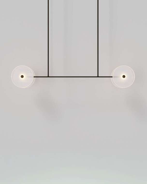 Черный линейный светильник “Милфорд”