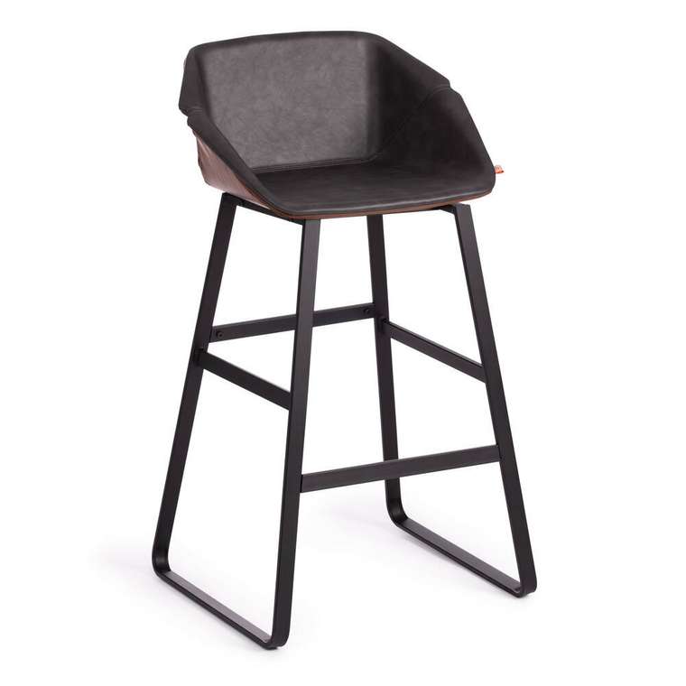 Комплект из двух барных стульев Doro серо-коричневого цвета