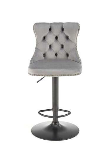 Стул барный H-117 серого цвета