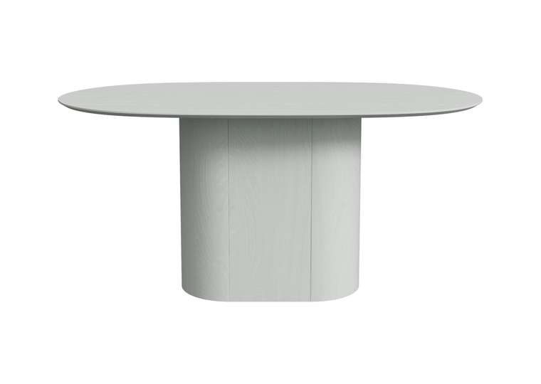 Овальный обеденный стол Type 160 белого цвета