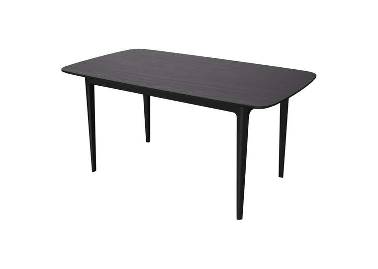 Стол обеденный Tammi 160 черного цвета