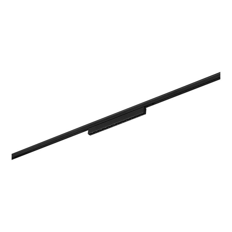 Магнитный трековый светильник Черный LED 1*10W 3000K 430Lm Ra&gt;90  IP20 L196xW10xH18 24V SUPER5