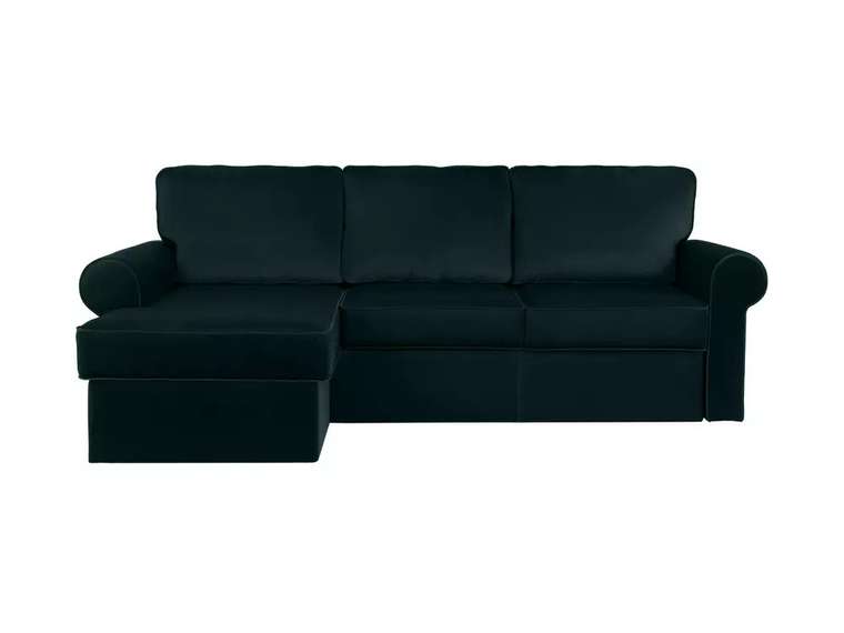 Угловой диван-кровать Murom темно-зеленого цвета