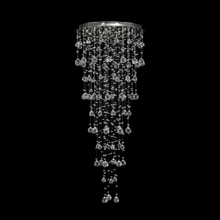 Каскадная люстра Tesoro Nickel Tesoro H 1.4.55.218 N (металл, цвет матовый никель)
