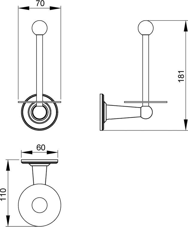 Держатель туалетной бумаги Nelson
