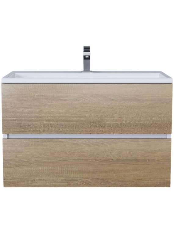 Тумба под раковину Barsa 80 бело-бежевого цвета