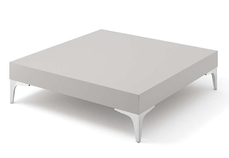 Стол журнальный Бэйс серого цвета