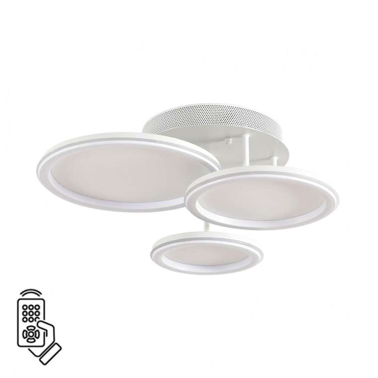 Потолочная люстра Alis Smart 8380/60CL (ткань, цвет белый)