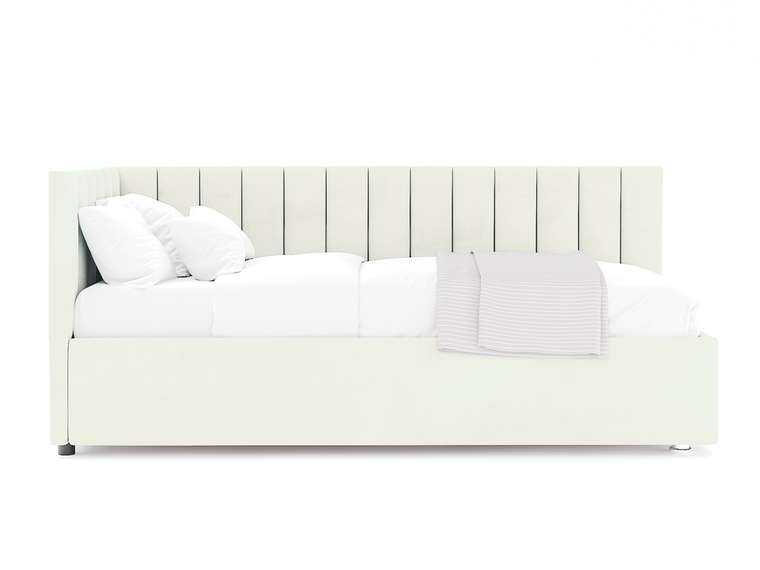 Кровать Negga Mellisa 120х200 белого цвета с подъемным механизмом левая