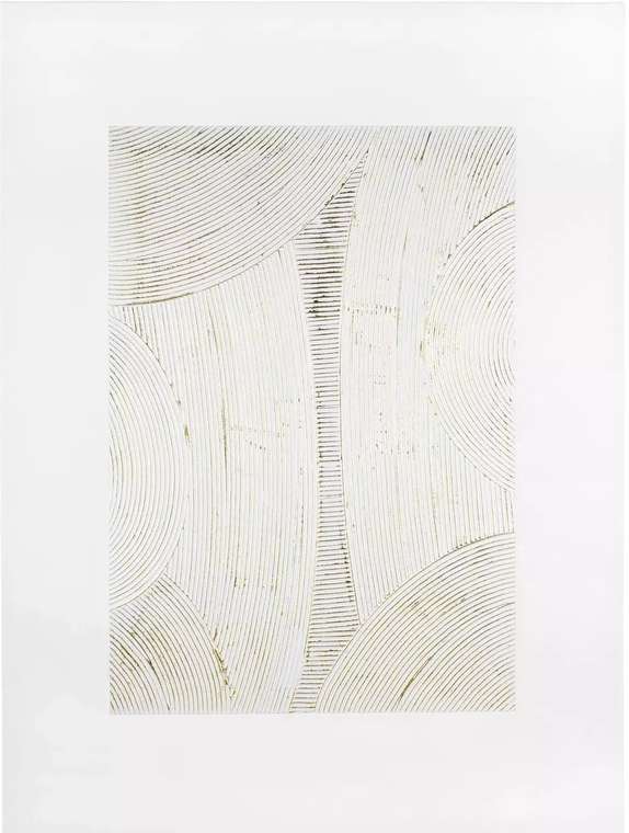 Фактурное панно Textured White 75х100 белого цвета