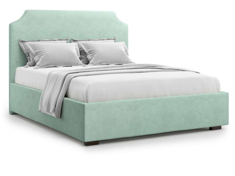 Кровать Izeo 160х200 мятного цвета с подъемным механизмом 