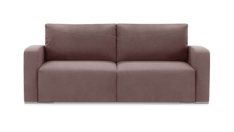 Прямой диван-кровать Окленд Лайт темно-розового цвета