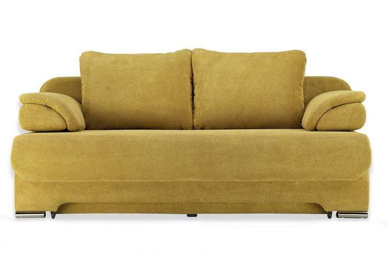 Прямой диван-кровать Биг-Бен желтого цвета